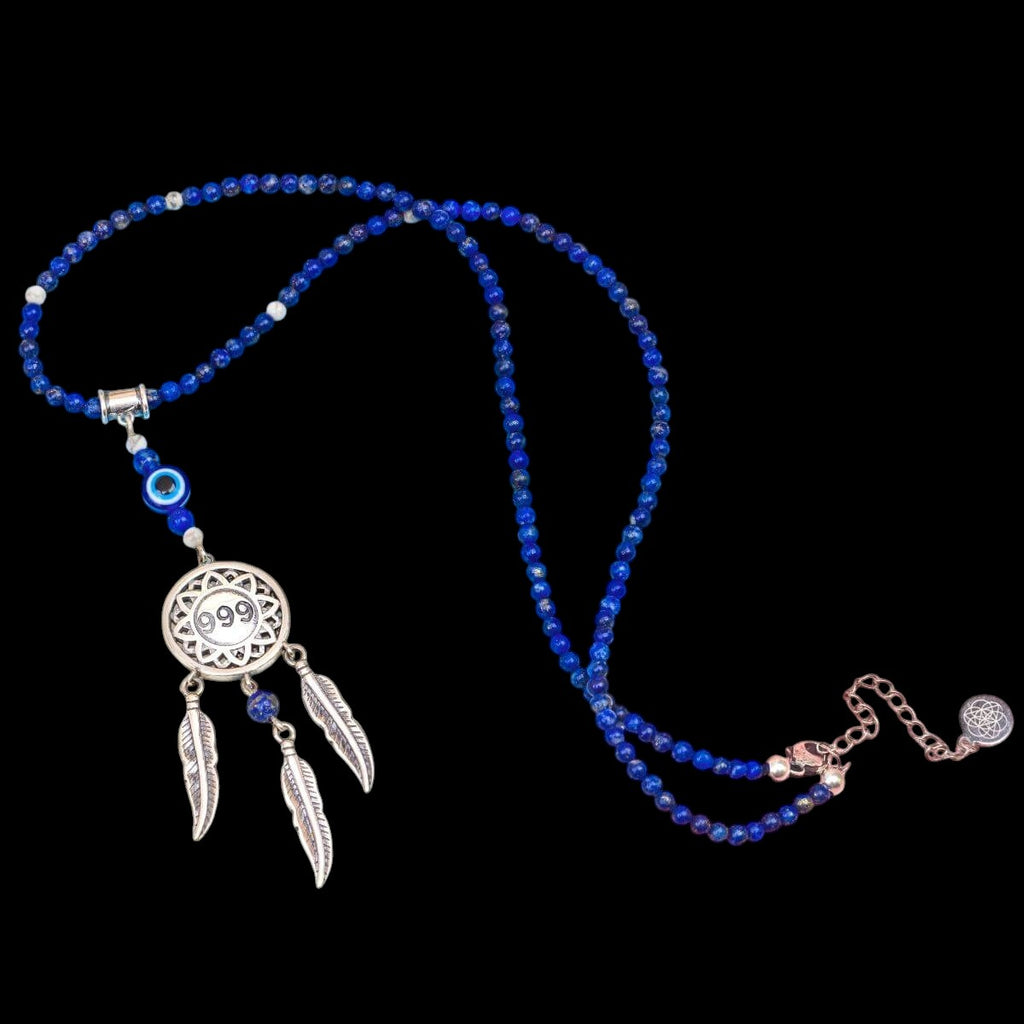 I Am Blessed - 999 Dream Catcher Necklace of Miracles by Conscious Items