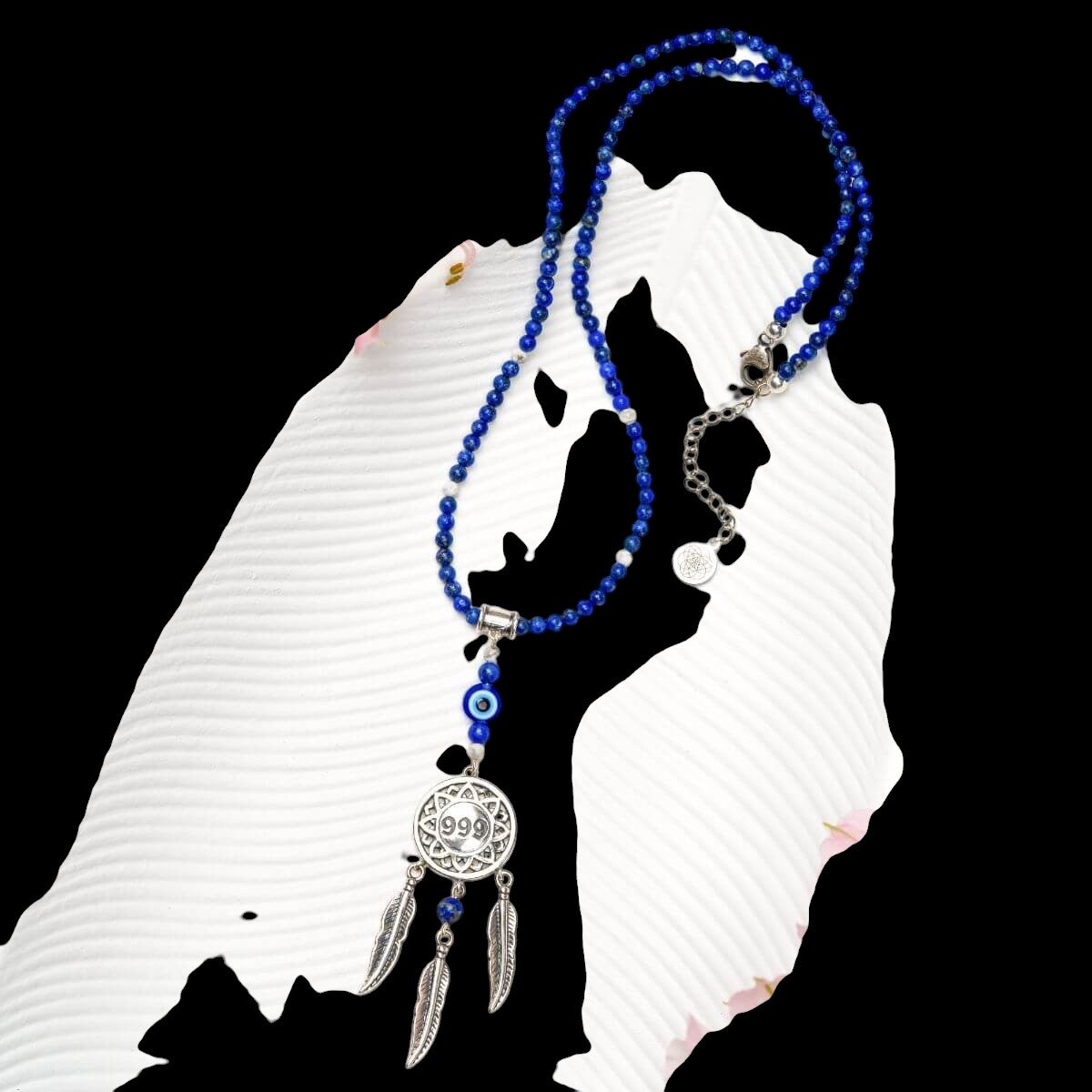 I Am Blessed - 999 Dream Catcher Necklace of Miracles by Conscious Items