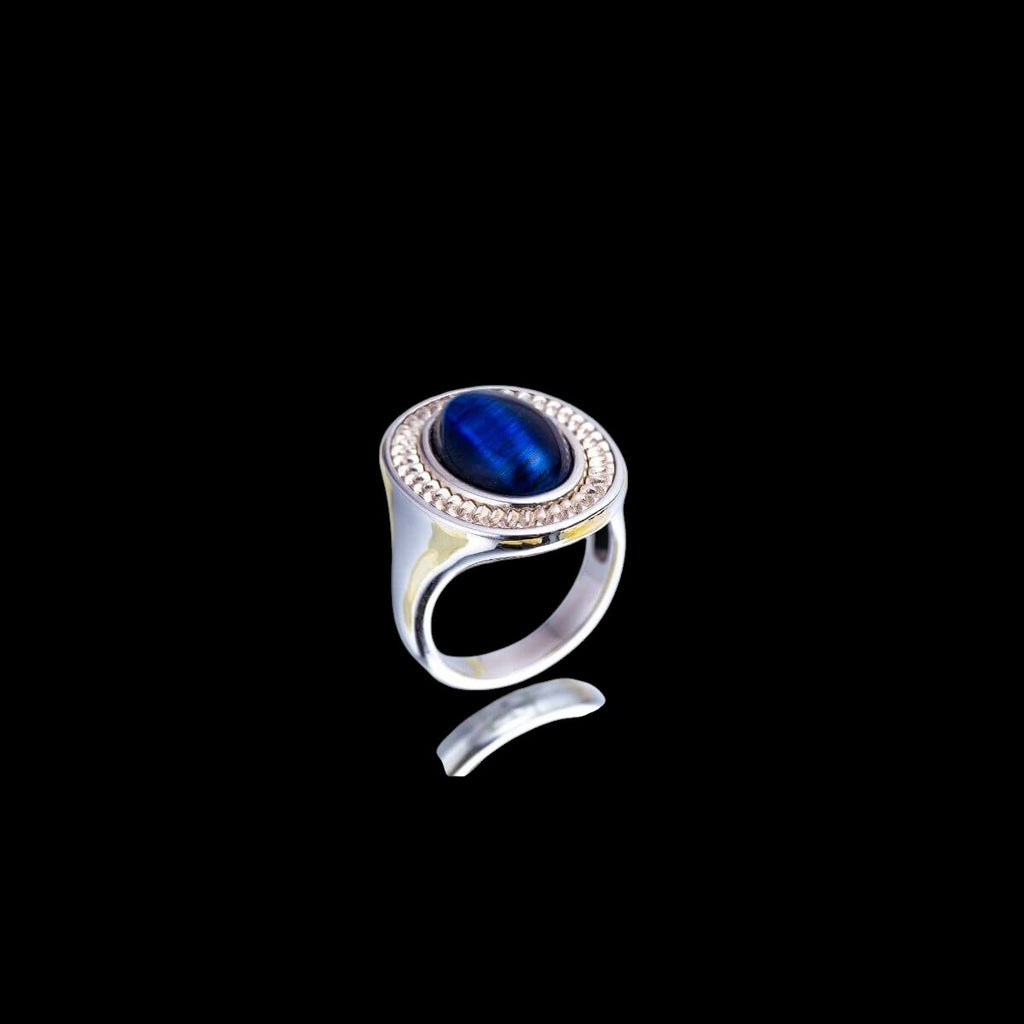 I Am Fearless: Dragon’s Eye Silver Ring of Protection by Conscious Items