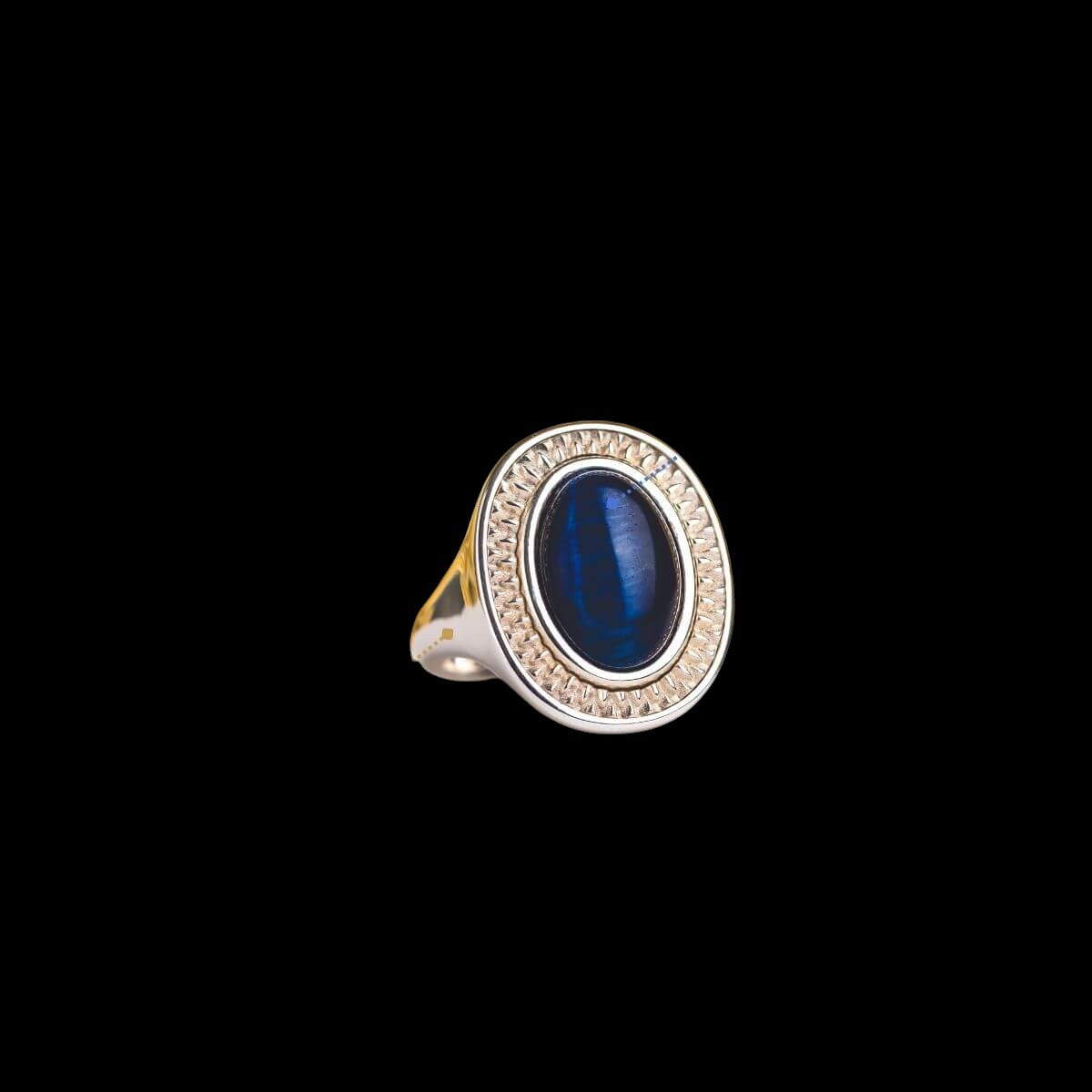 I Am Fearless: Dragon’s Eye Silver Ring of Protection by Conscious Items