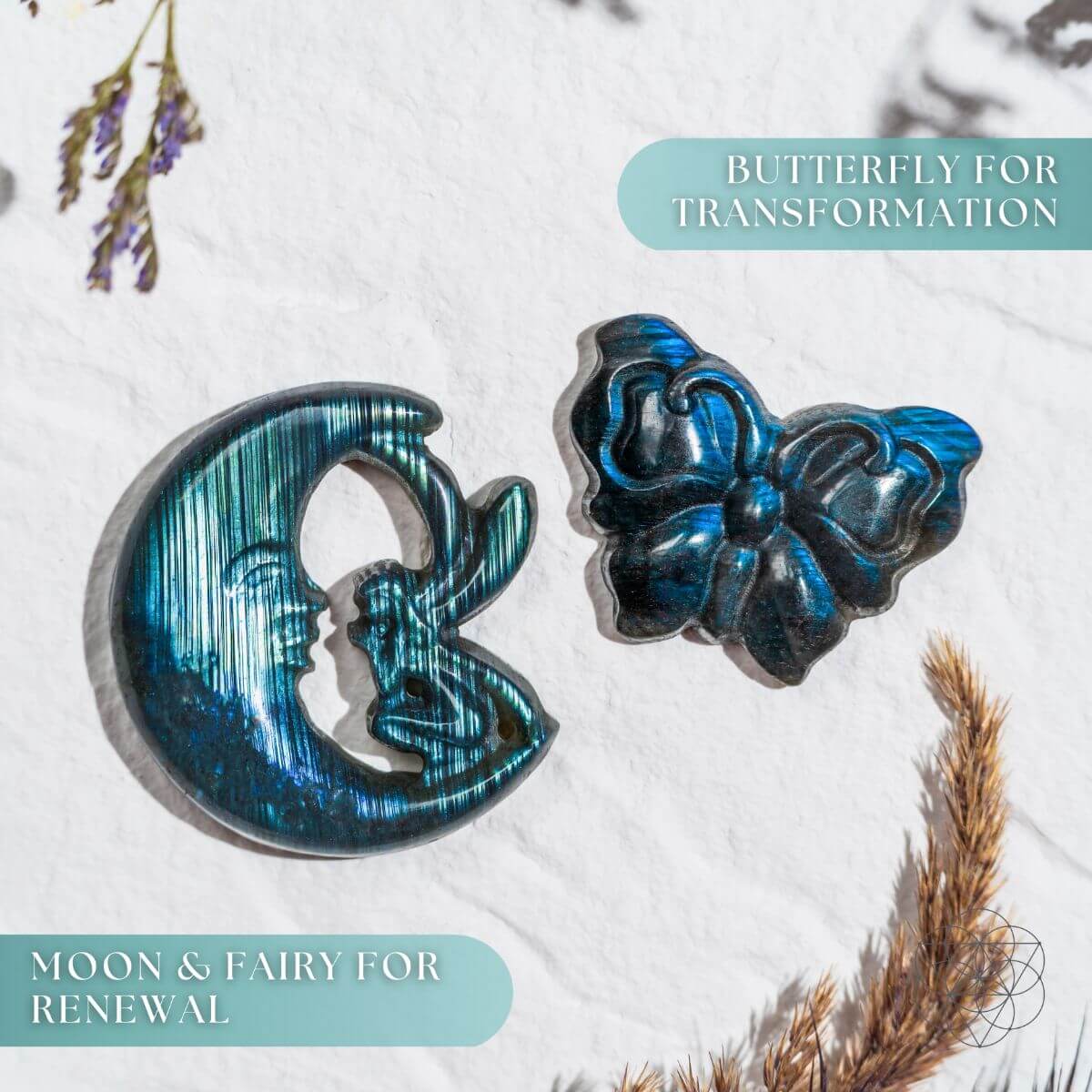 I Am Reborn - Labradorite Carving of Transformation by Conscious Items