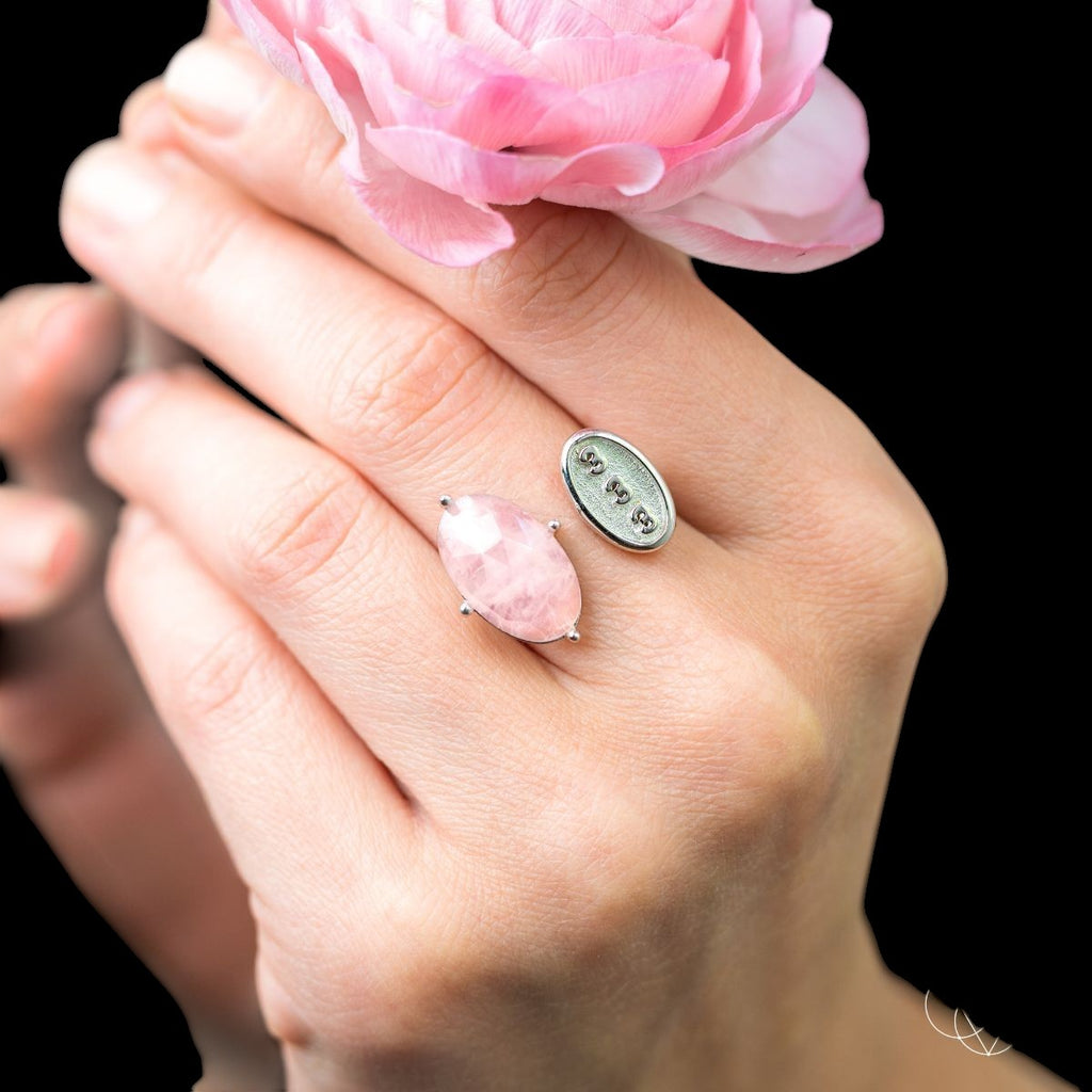 I Am Resilient: 333 Angel Number Silver Ring of Celestial Support by Conscious Items