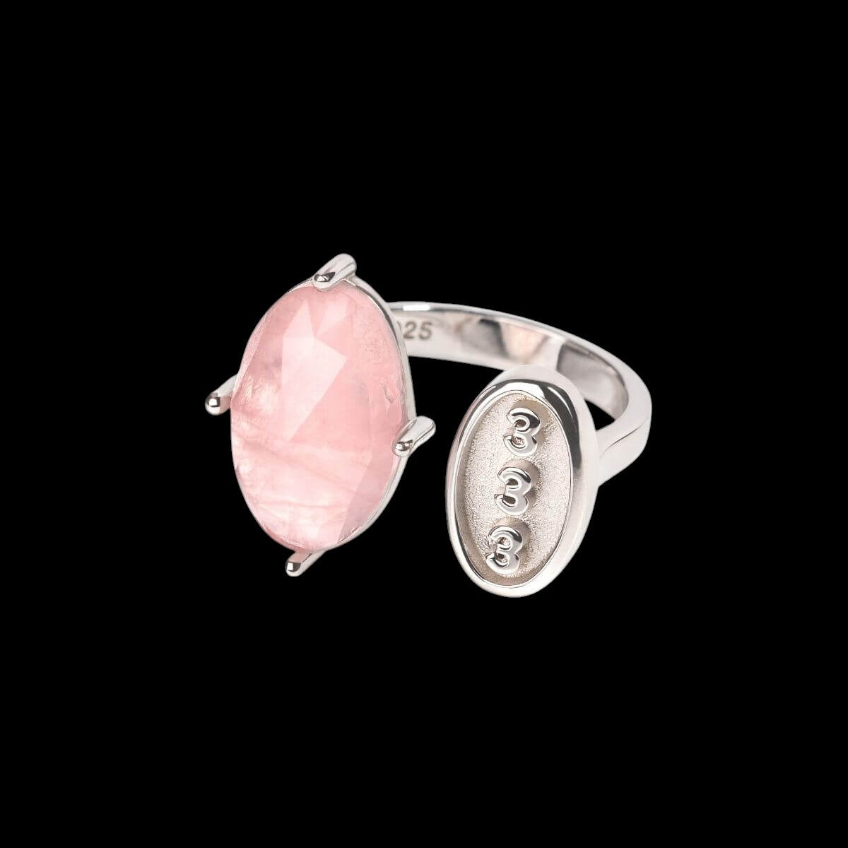 I Am Resilient: 333 Angel Number Silver Ring of Celestial Support by Conscious Items