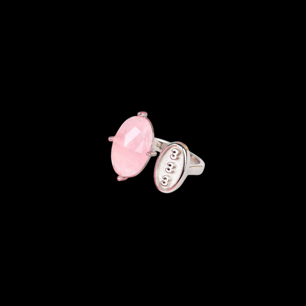 I Am Resilient: 333 Angel Number Silver Ring of Celestial Support by Conscious Items