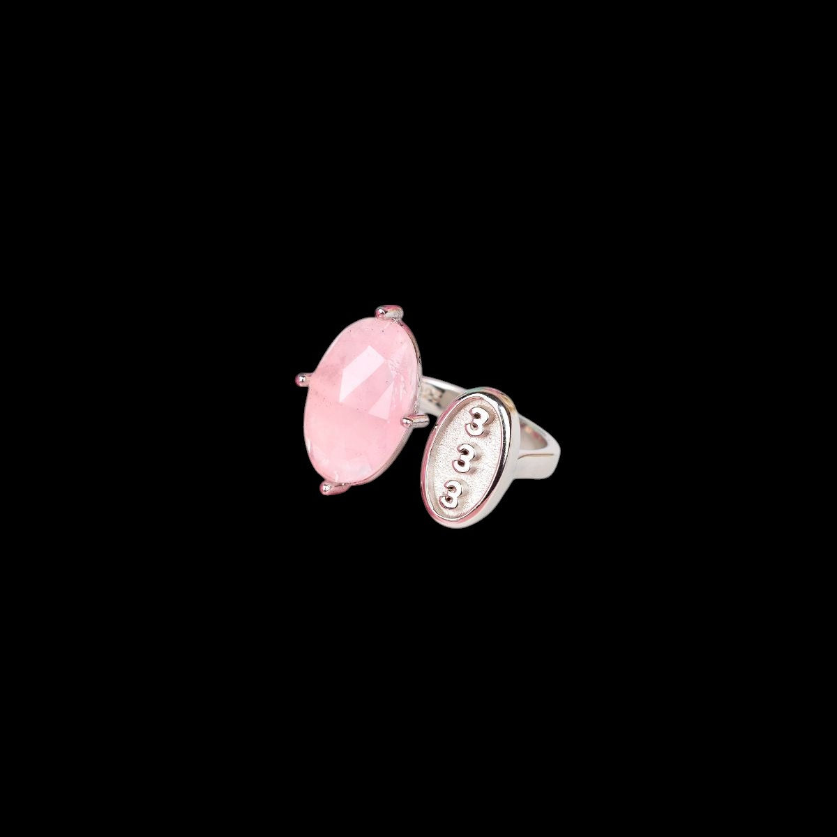 I Am Resilient: 333 Angel Number Silver Ring of Celestial Support by Conscious Items