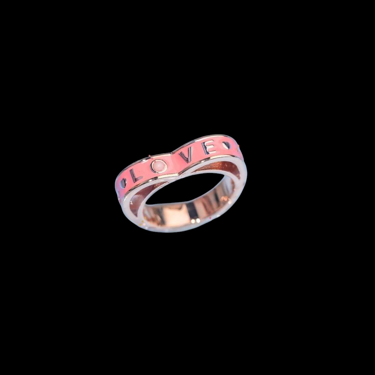 I Love My Life - Heart Awakening Pink Opal Ring by Conscious Items