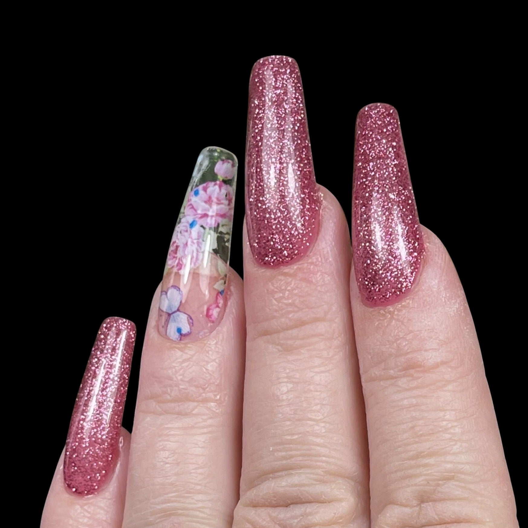 LONG Coffin Quick Gel Tips by Painted Desert