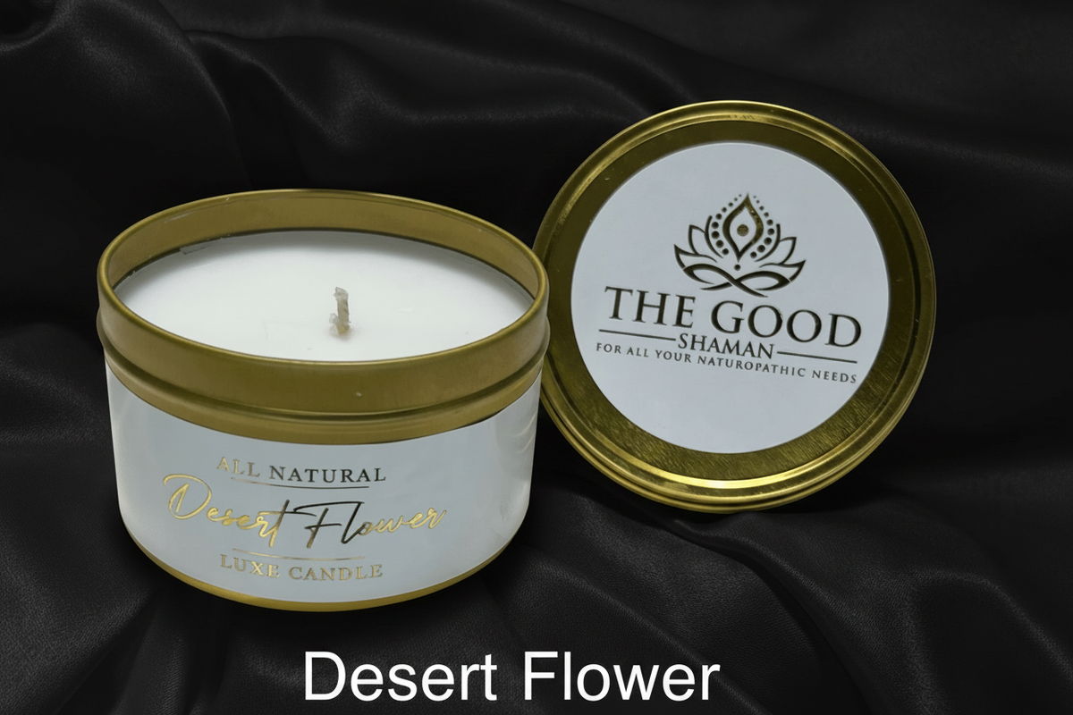 Desert Flower - Luxe Natural Coconut Wax Candle - AetherLux.Shop