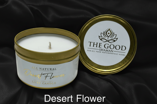 Desert Flower - Luxe Natural Coconut Wax Candle - AetherLux.Shop