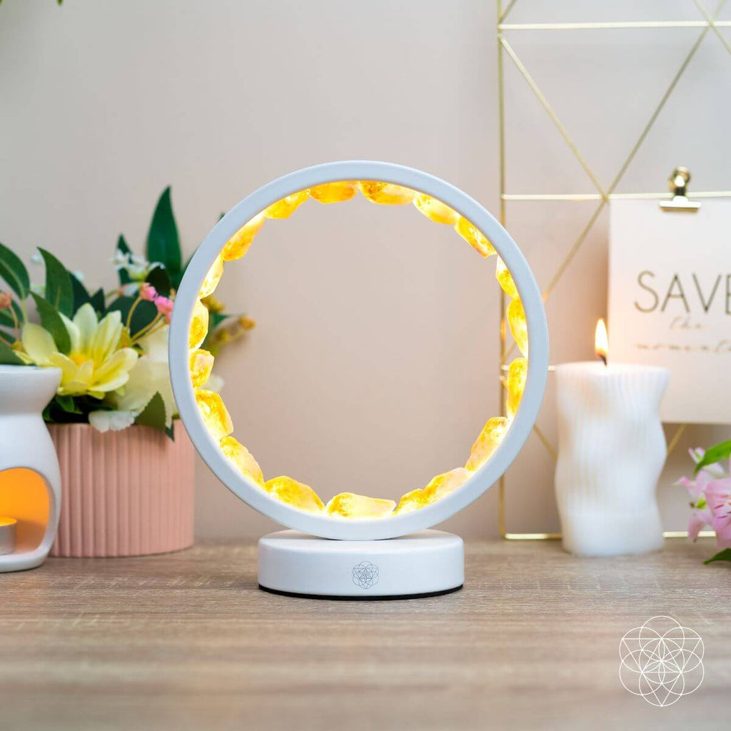 Infinite Abundance: Citrine Lamp of Manifestation by Conscious Items