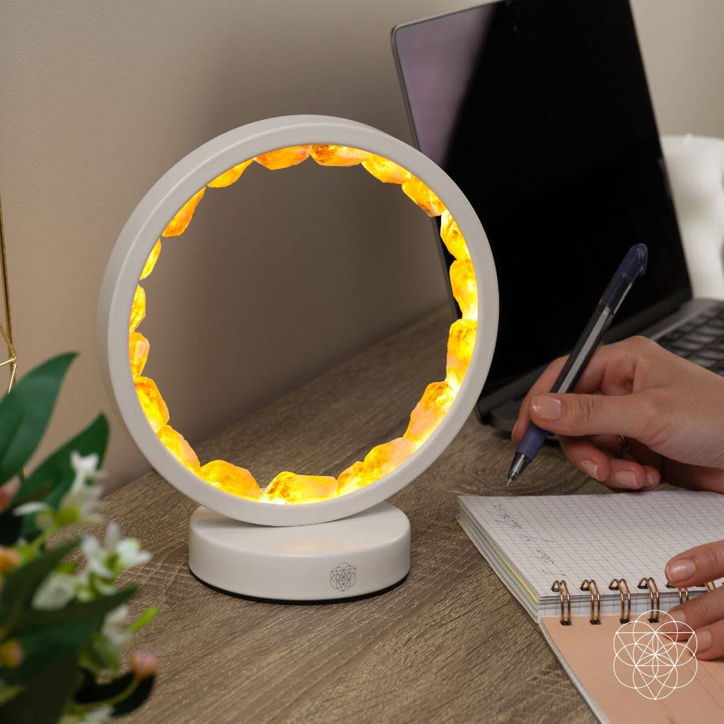 Infinite Abundance: Citrine Lamp of Manifestation by Conscious Items