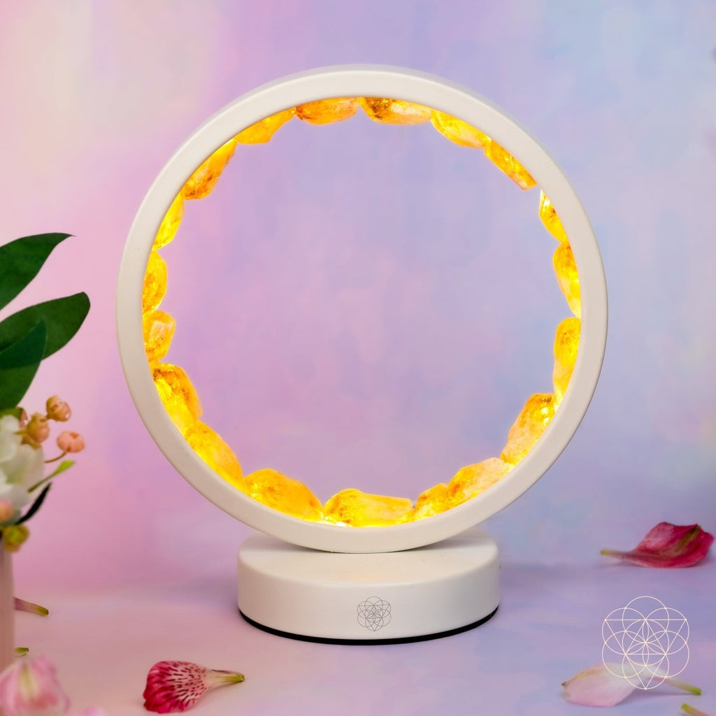 Infinite Abundance: Citrine Lamp of Manifestation by Conscious Items