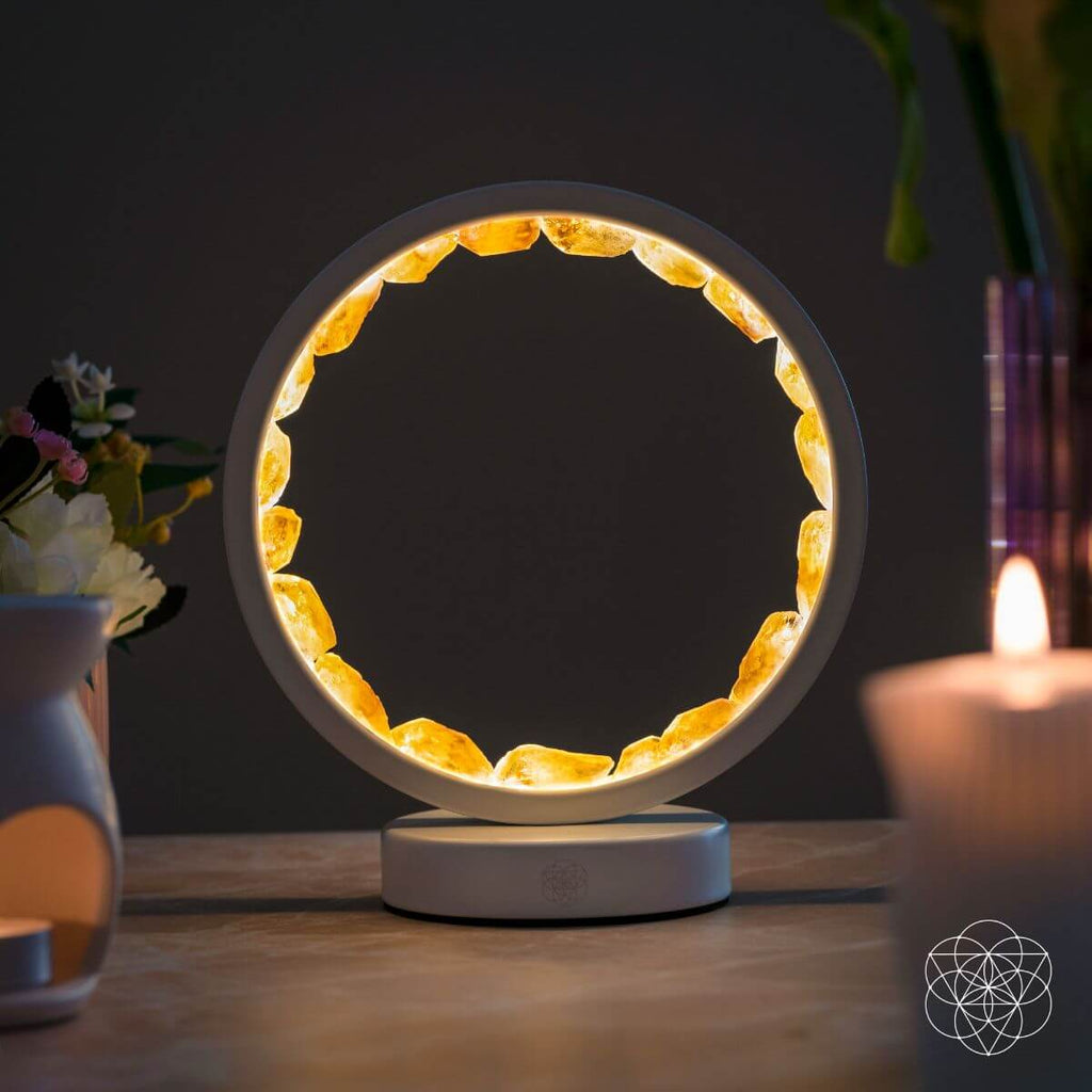 Infinite Abundance: Citrine Lamp of Manifestation by Conscious Items