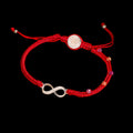 Infinite Prosperity - Eight-Strand Red String Bracelet by Conscious Items