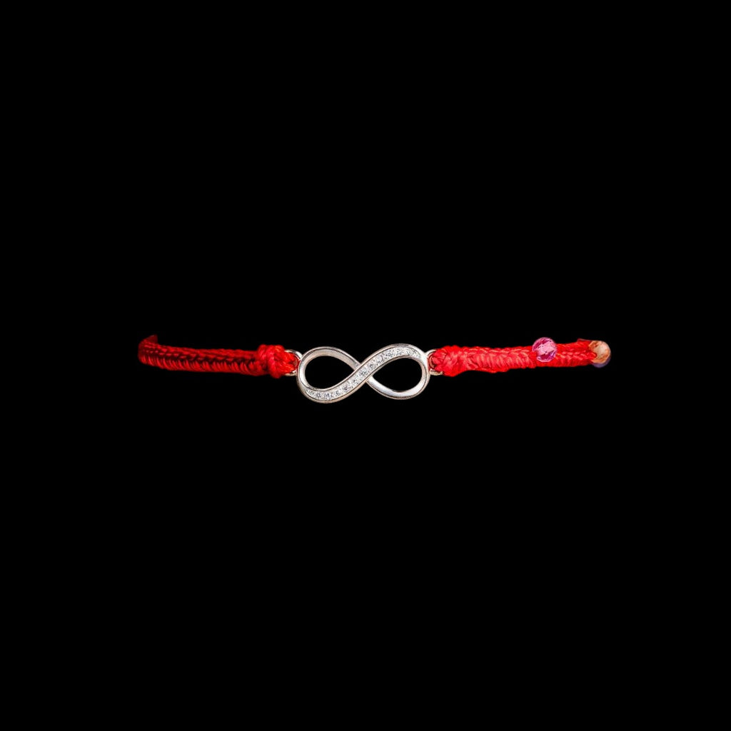 Infinite Prosperity - Eight-Strand Red String Bracelet by Conscious Items