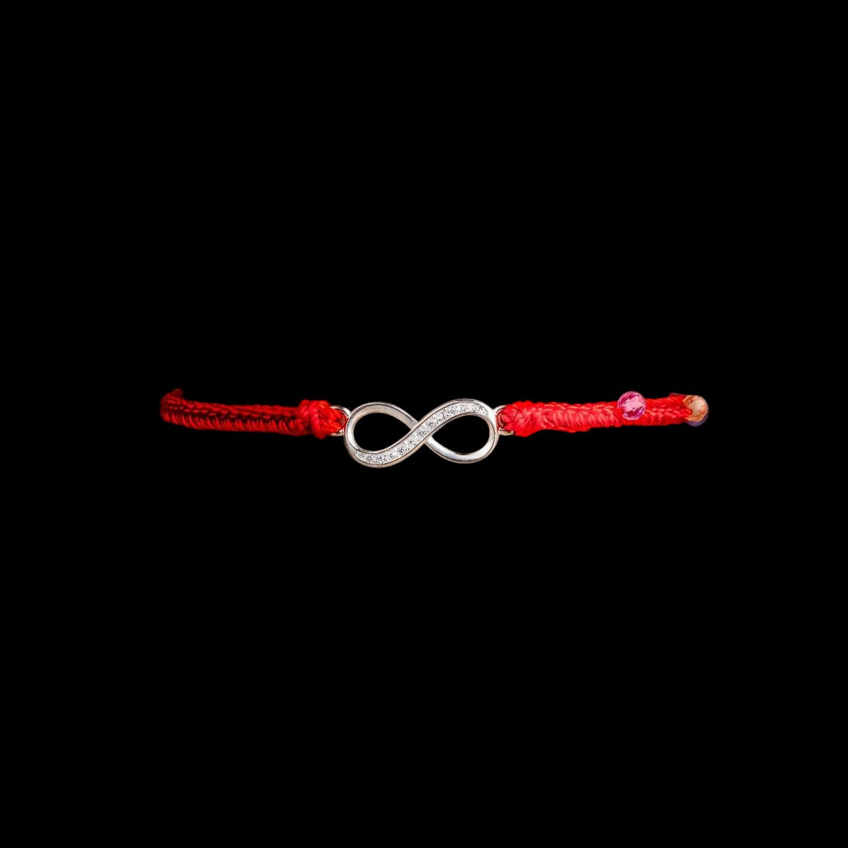 Infinite Prosperity - Eight-Strand Red String Bracelet by Conscious Items