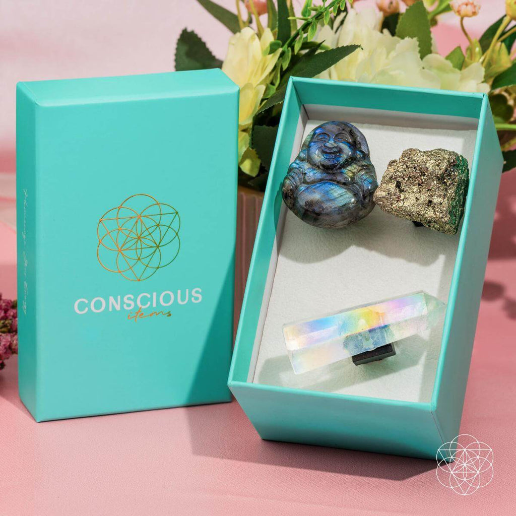 Joyous Traveler - Floating Crystal Car Kit by Conscious Items