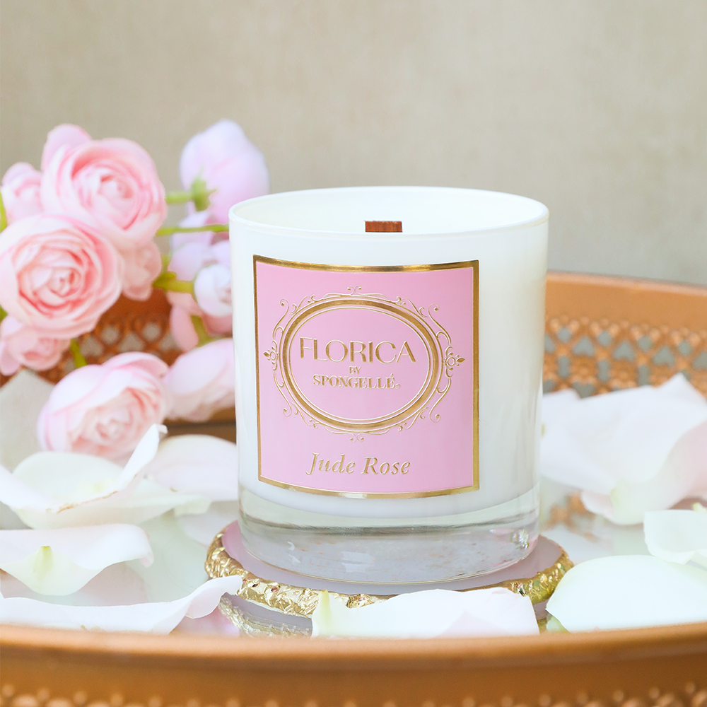Jude Rose Candle | Florica by Spongellé