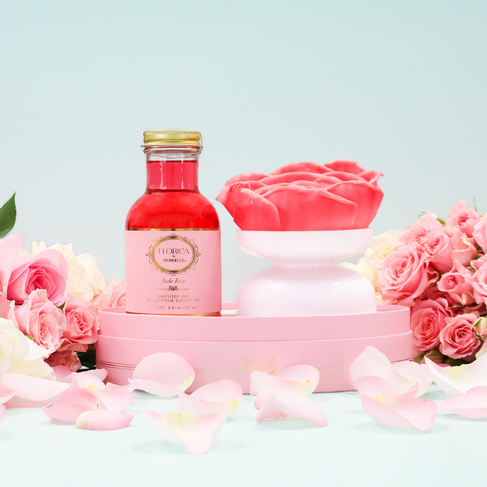 Jude Rose Floret Diffuser | Florica by Spongellé