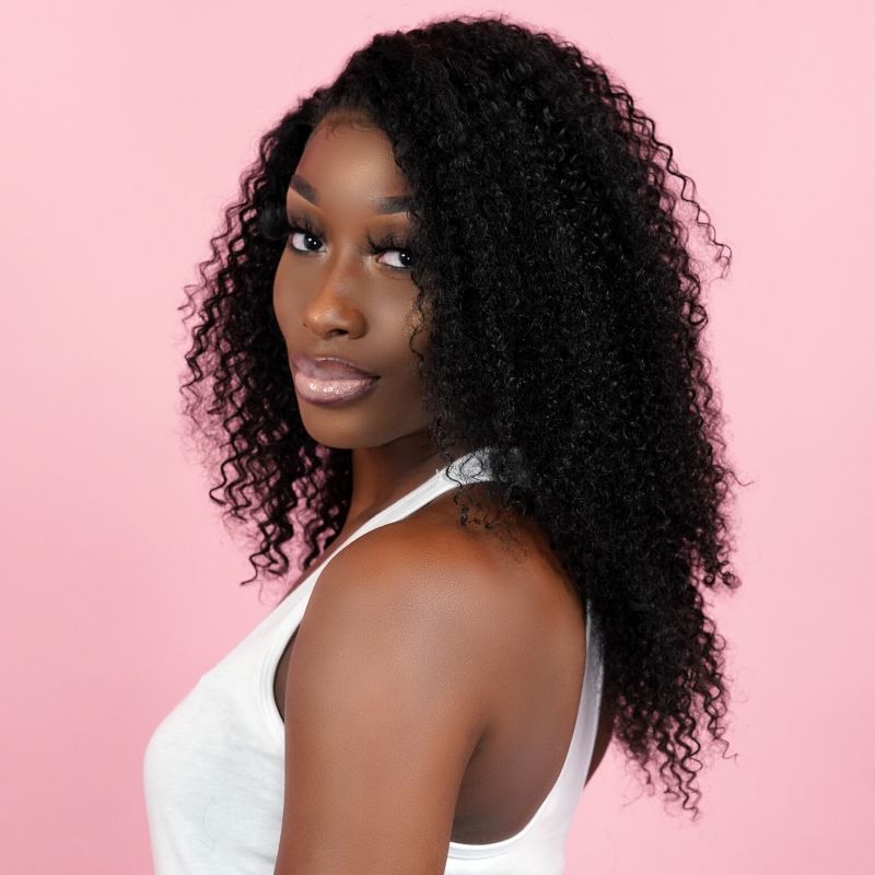 Kinky Curly 100% Human Hair Bundles by Private Label