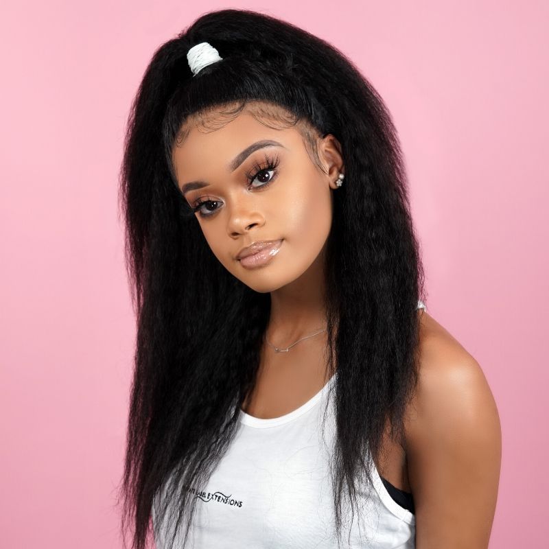 Kinky Straight 100% Human Hair Bundles by Private Label