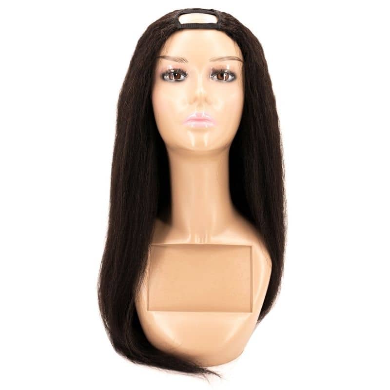 Kinky Straight U Part 100% Human Hair Wig by Private Label