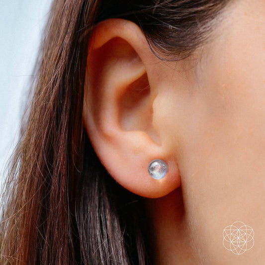 Labradorite Stabilization Earrings - AetherLux.Shop