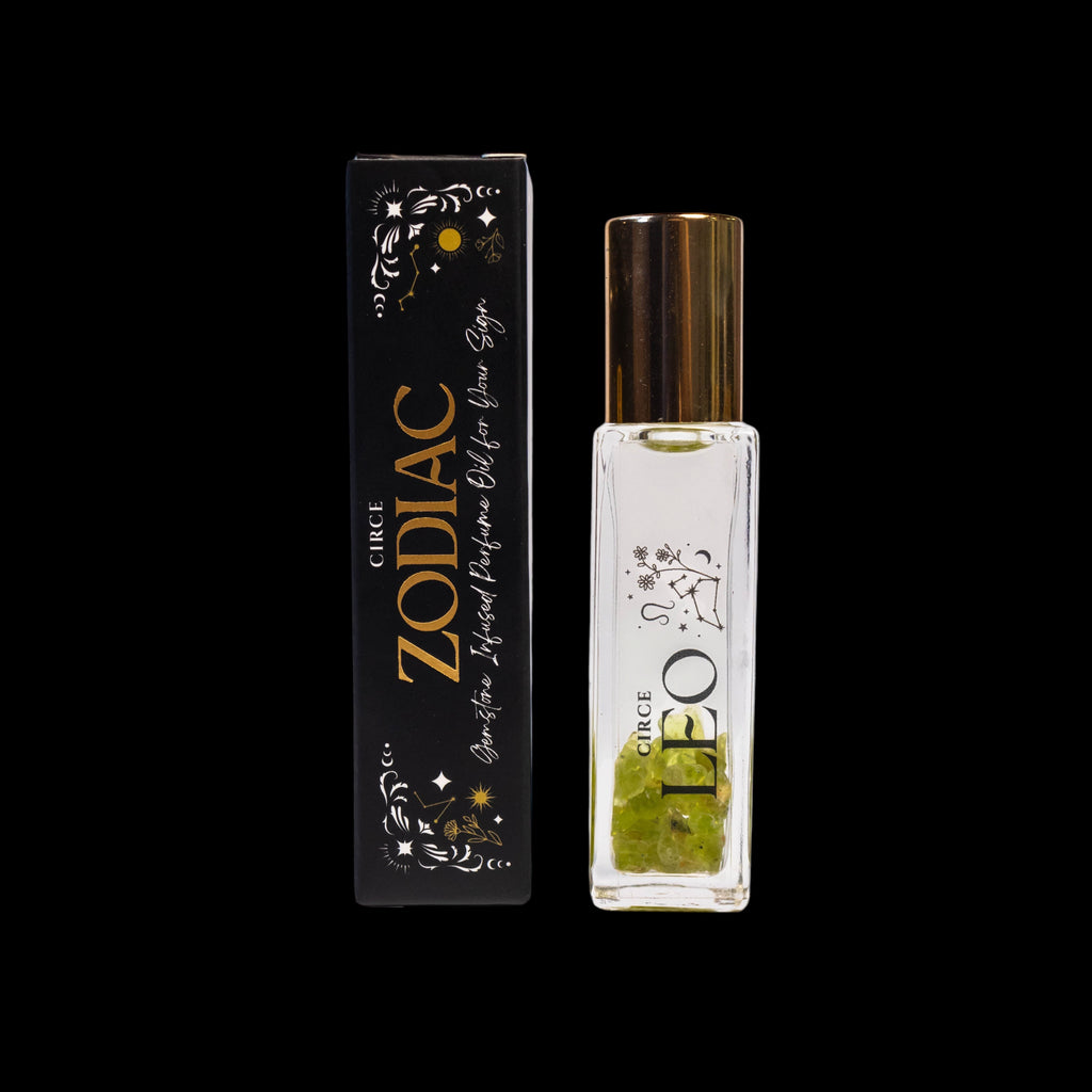 Zodiac Perfume Oil Set – 12 Gemstone‑Infused Zodiac Scents by Circe Boutique