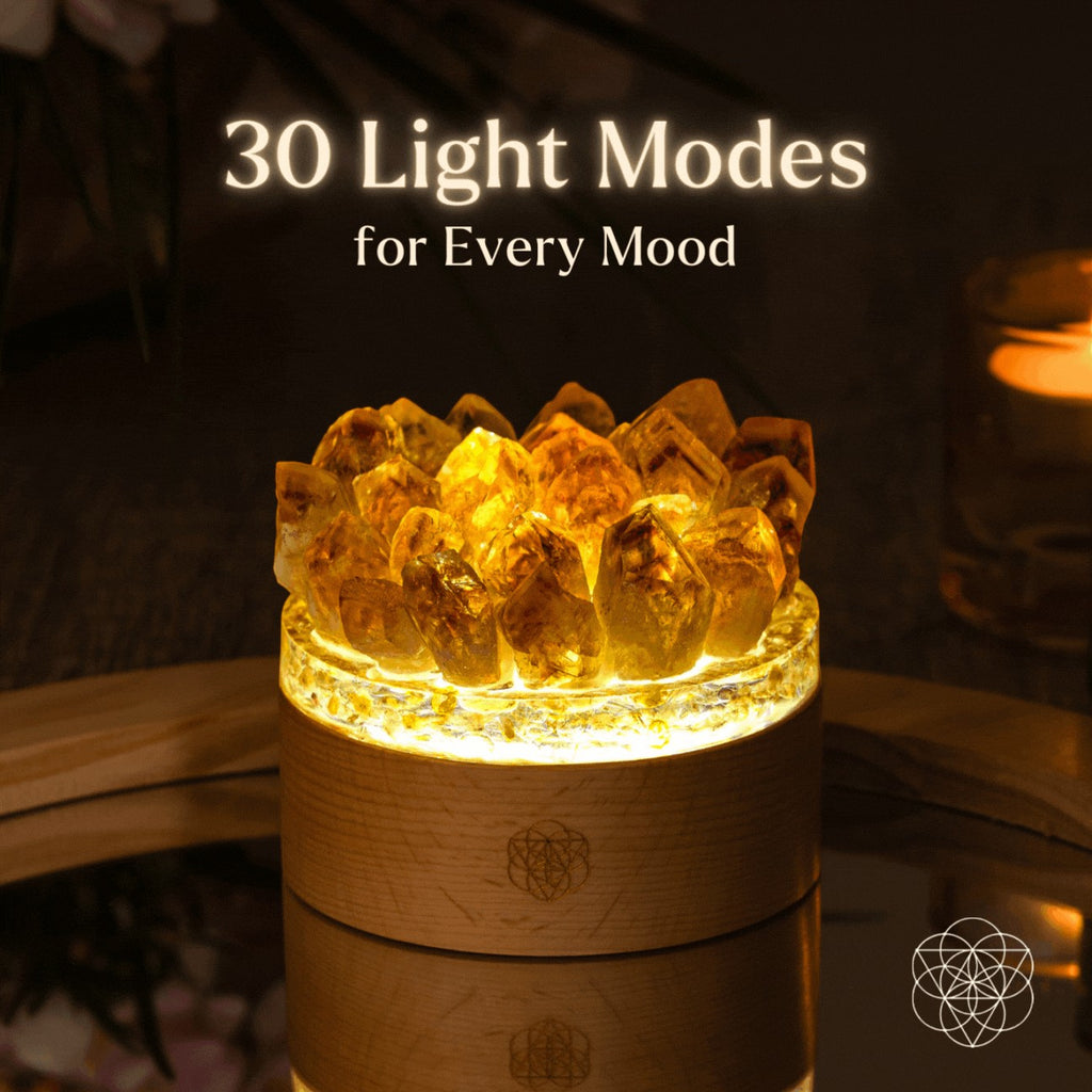Turn My Life to Gold - Midas Citrine Lamp by Conscious Items