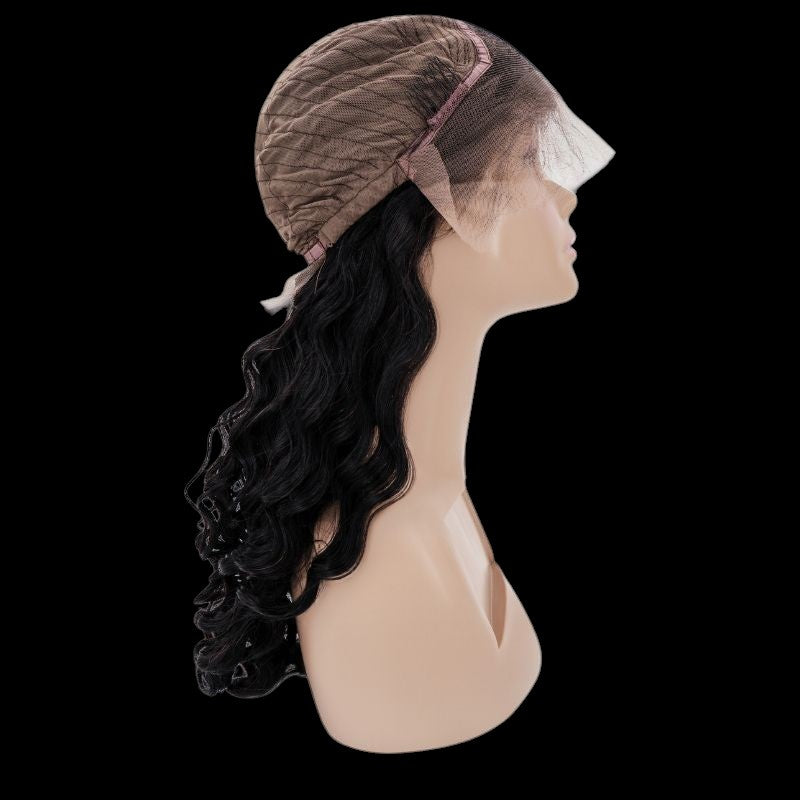 Loose Wave 13x4 Transparent Lace Front Human Hair Wig by Private Label
