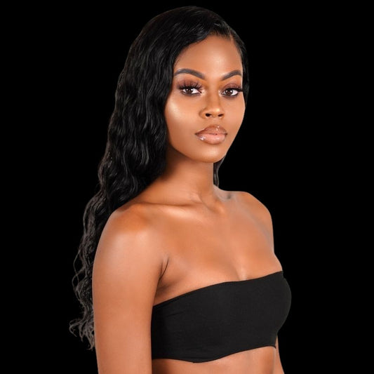 Loose Wave 13x4 Transparent Lace Front Human Hair Wig by Private Label