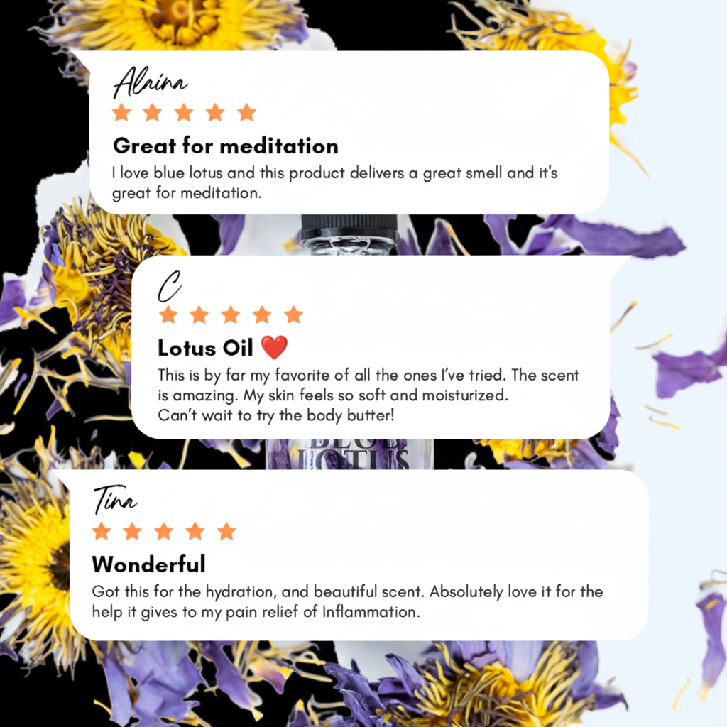 Blue Lotus Ritual Body Oil - Hair, Face, Nail and Body Oil by Circe Boutique
