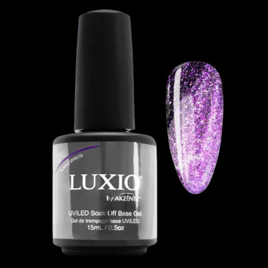 Luxio - Effects Purple Shimmer Top Gel by kvadrat store