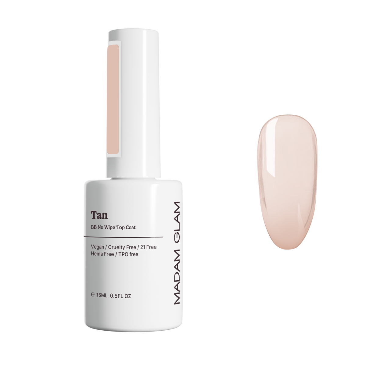 Tan BB No Wipe Top Coat