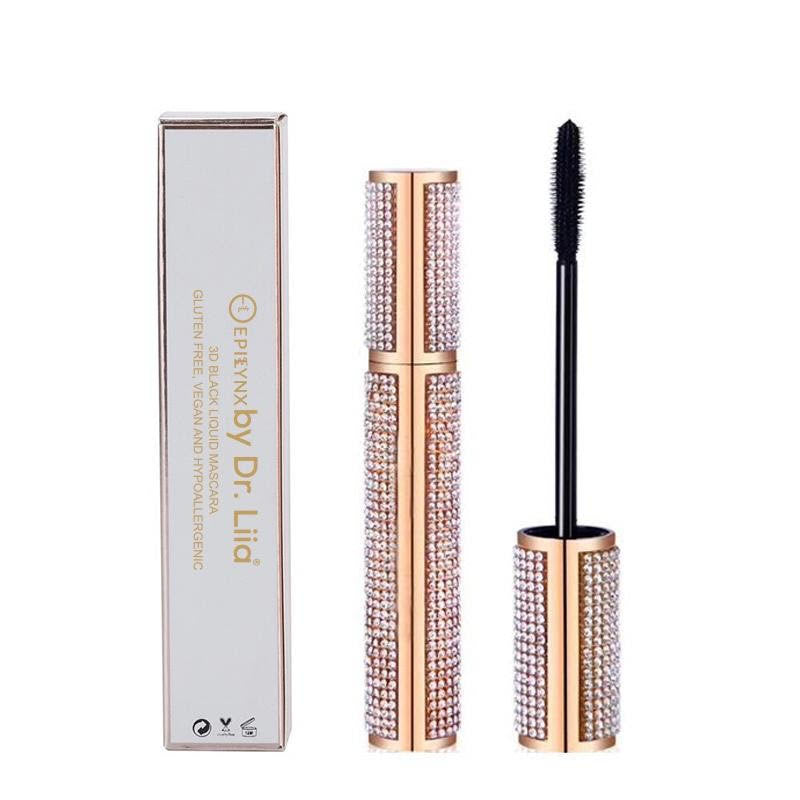 Mega Volume Vegan Mascara – Smudge-Proof with Handmade Diamond Case by EpiLynx