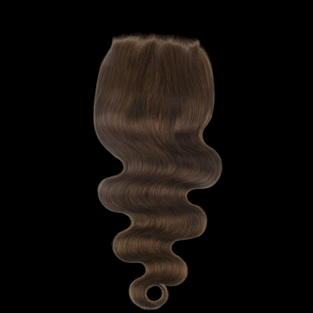 Medium Brown Body Wave 5x5 HD Lace Human Hair Closure by Private Label