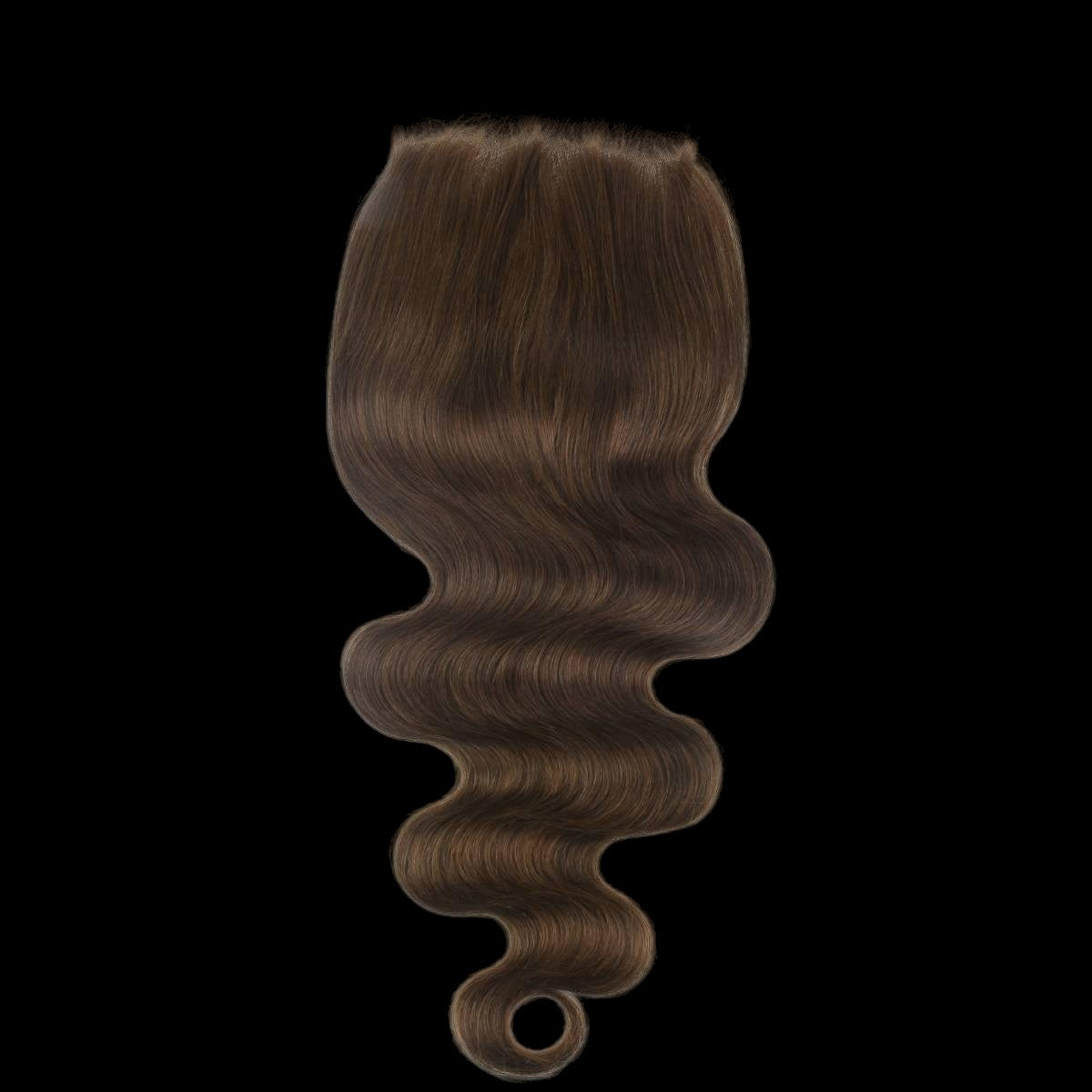 Medium Brown Body Wave 5x5 HD Lace Human Hair Closure by Private Label