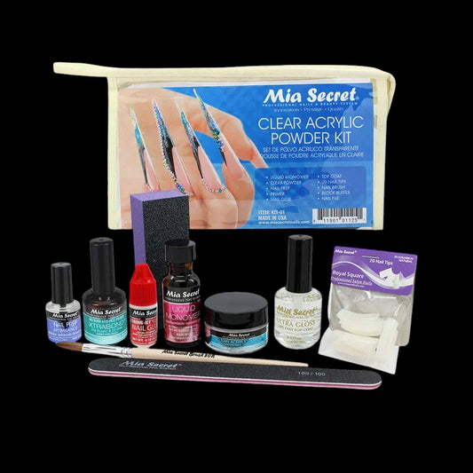 Mia Secret - Clear Acrylic Powder Kit by kvadrat store
