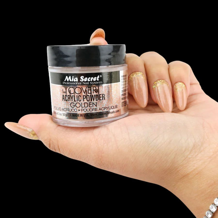Mia Secret - Cover Golden Acrylic Powder, 2oz by kvadrat store