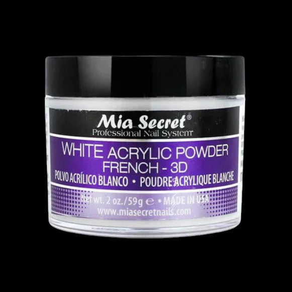 Mia Secret - White Acrylic Powder, 2oz, 4oz and 8oz by kvadrat store