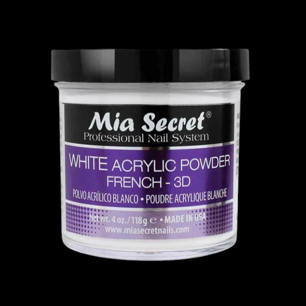 Mia Secret - White Acrylic Powder, 2oz, 4oz and 8oz by kvadrat store