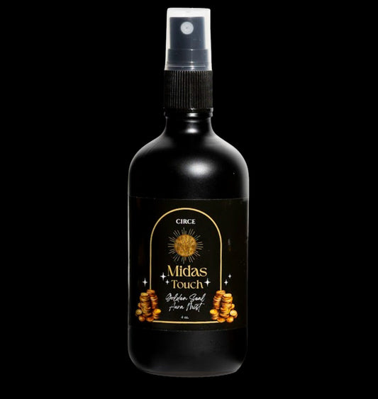 Midas Touch Aura Mist – Luxury Amber, Saffron & Patchouli Prosperity Spray by Circe Boutique