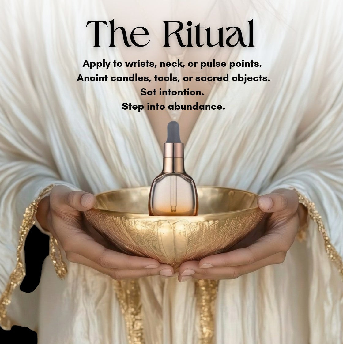 Midas Touch Gilded Anointing Oil – Amber Musk & Saffron Ritual Oil by Circe Boutique