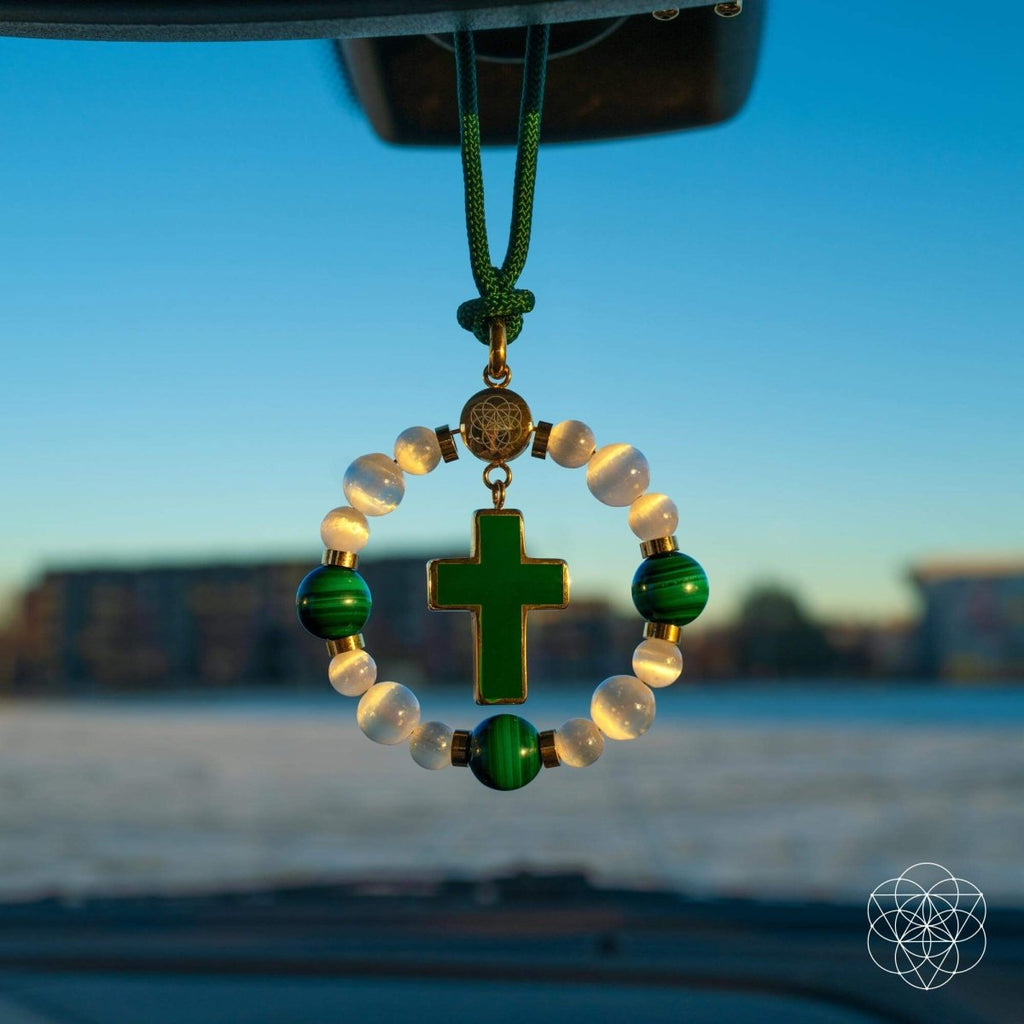 Mindful Journey - Cross Charm Tassel of Safe Travels by Conscious Items
