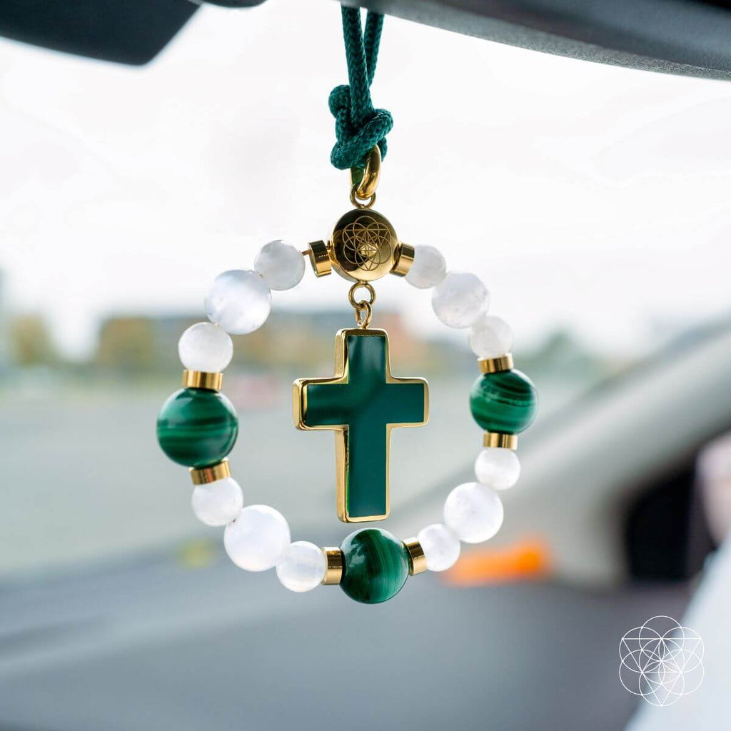 Mindful Journey - Cross Charm Tassel of Safe Travels by Conscious Items