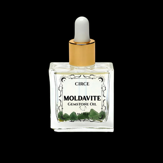 Moldavite Ritual Oil – Manifestation & Spiritual Transformation | 1 oz by Circe Boutique
