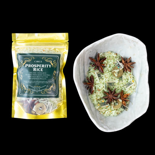 Prosperity Rice – 4 oz Money Altar & Mojo Bag Herb by Circe Boutique