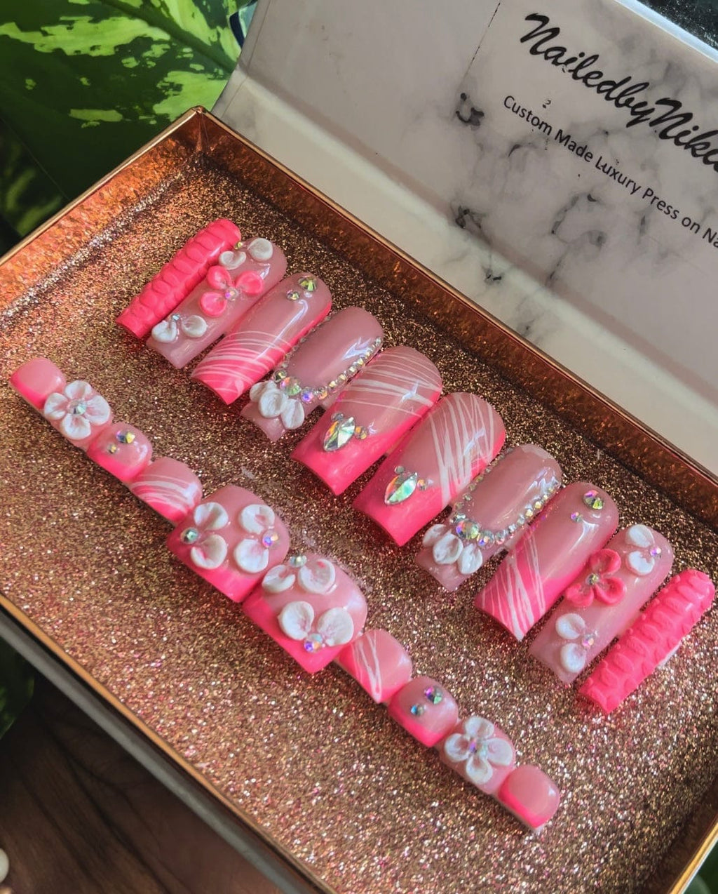 Ashley Deluxe Mani Pedi Combo by NailedByNiki2swt