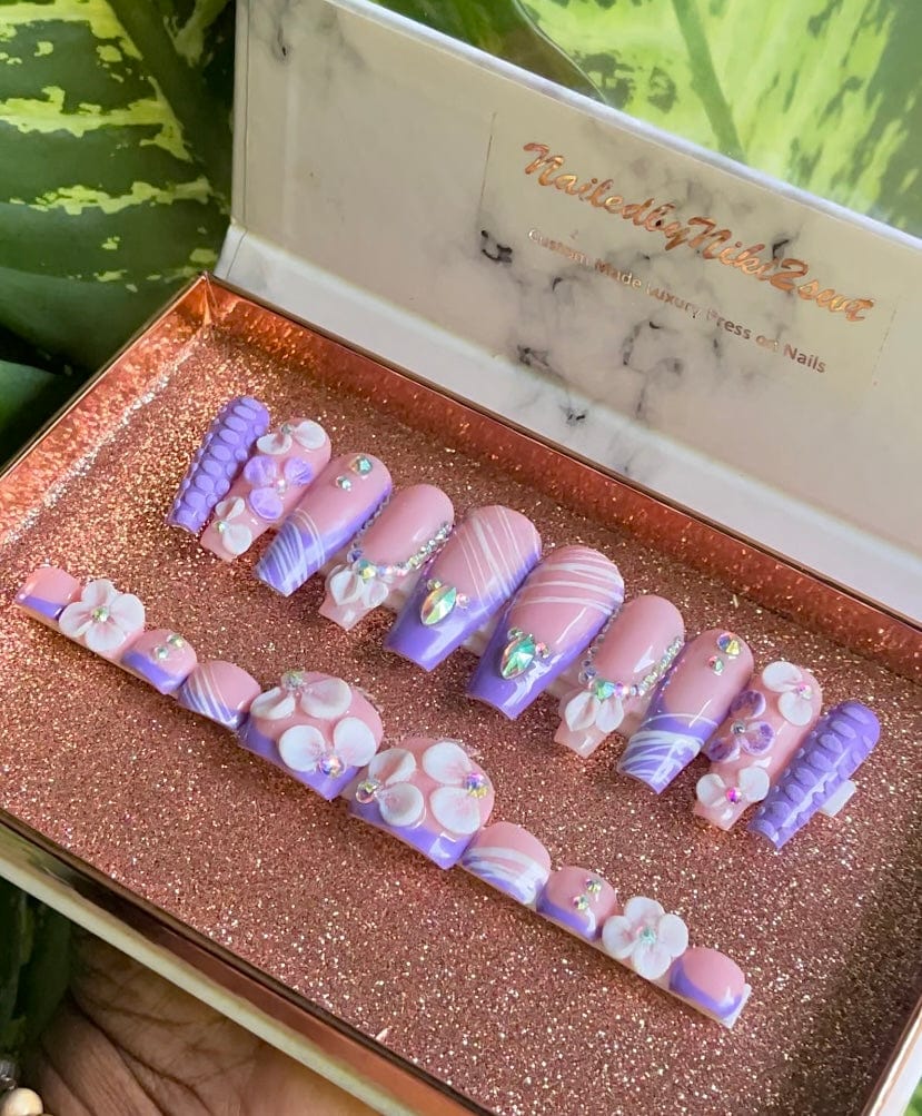 Ashley Deluxe Mani Pedi Combo by NailedByNiki2swt