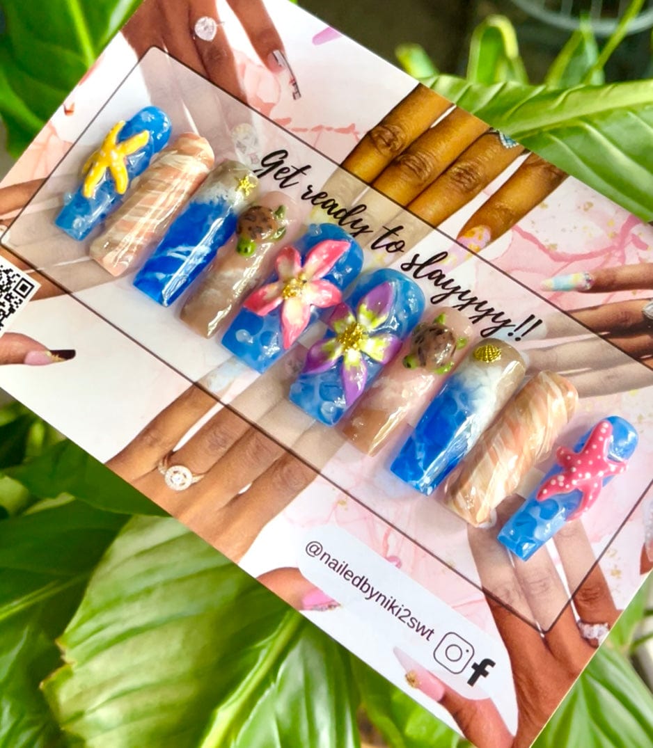 Blue Hawaii by NailedByNiki2swt